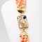 Vintage 18k Gold, Diamond, Sapphire, Coral, Susta and Torchon Necklace, 1970s, Image 4
