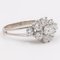 Vintage 18k White Gold Ring with Brilliant Cut Diamonds, 1960s 3