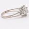 Vintage 18k White Gold Ring with Brilliant Cut Diamonds, 1960s, Image 4