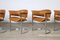 Dining Chairs by Vittorio Introini in Chrome and cognac leather for Mario Sabot, 1970s, Set of 6 13