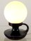 Dunkelblaue Tischlampe aus Keramik 5