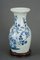 Chinese Blue and White Vase with Bird and Flower Decoration, 20th Century 2