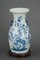 Chinese Blue and White Vase with Bird and Flower Decoration, 20th Century 1