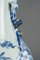 Jarrón chino azul y blanco con decoración de pájaros y flores, siglo XX, Imagen 9