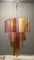 Large Pop Art Murano Glass Tube Chandelier, 1980s, Image 9