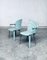 Sedie da pranzo postmoderne in pelle di Mario Morbidelli per Naos, Italia, anni '80, set di 6, Immagine 29