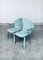 Postmoderne Esszimmerstühle aus Leder von Mario Morbidelli für Naos, 1980er, 6er Set 28