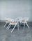 Italian White Metal and Webbing Dining Chairs, 1970s, Set of 4 14