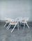 Italian White Metal and Webbing Dining Chairs, 1970s, Set of 4, Image 14