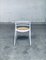 Italienische Esszimmerstühle aus weißem Metall und Gurtband, 1970er, 4 . Set 19