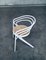 Italian White Metal and Webbing Dining Chairs, 1970s, Set of 4 9