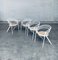Italian White Metal and Webbing Dining Chairs, 1970s, Set of 4, Image 27