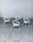 Italienische Esszimmerstühle aus weißem Metall und Gurtband, 1970er, 4 . Set 25