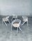 Italian White Metal and Webbing Dining Chairs, 1970s, Set of 4 18