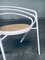 Italian White Metal and Webbing Dining Chairs, 1970s, Set of 4 6