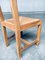 Brutalist Rustic Oak & Rush Dining Chairs, Belgium, 1960s, Set of 6 8