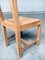 Brutalist Rustic Oak & Rush Dining Chairs, Belgium, 1960s, Set of 6, Image 8