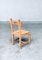 Brutalist Rustic Oak & Rush Dining Chairs, Belgium, 1960s, Set of 6 14
