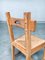 Brutalist Rustic Oak & Rush Dining Chairs, Belgium, 1960s, Set of 6 9