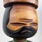 Statuette Kokeshi vintage di Ainu, anni '60, set di 2, Immagine 10