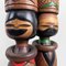 Statuette Kokeshi vintage di Ainu, anni '60, set di 2, Immagine 6