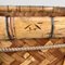 Cesta de cosecha japonesa de bambú trenzada a mano, años 50, Imagen 2