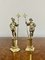 Antique Victorian Quality Brass Figures of Cavaliers, 1860, Set of 2 1
