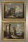 Venetian School Artist, Views of the Veneto, 1800s, Oil on Canvas Paintings, Framed, Set of 2 1