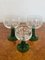 Antique Engraved Wine Glasses, 1880, Set of 8 4