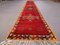 Marokkanischer Vintage Tazenacht Berber Atlas Rug in Rot & Blau 1