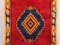 Marokkanischer Vintage Tazenacht Berber Atlas Rug in Rot & Blau 7