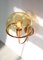Mid-Century Wall Copper and Glass Lamp 4