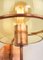 Lámpara de pared Mid-Century de cobre y vidrio, Imagen 5