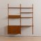 Mid-Century Danish Teak Two Bay Floating Desk Wall Unit by Preben Sorensen, 1960s 1