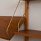 Mid-Century Danish Teak Two Bay Floating Desk Wall Unit by Preben Sorensen, 1960s 15