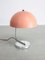 Mid-Century Pink Sphere Table Lamp 1