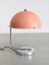 Mid-Century Pink Sphere Table Lamp 13