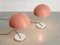 Mid-Century Pink Sphere Table Lamp 12