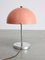 Mid-Century Pink Sphere Table Lamp 14
