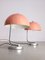 Mid-Century Pink Sphere Table Lamp 6
