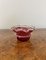 Antique Victorian Quality Cranberry Glass Bowl, 1860, Image 5