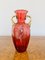 Antique Victorian Mary Gregory Cranberry Vase, 1860 4