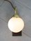 Mid-Century Table Lamp in Brass and Opaline 4