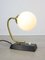 Mid-Century Table Lamp in Brass and Opaline, Image 2