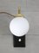 Mid-Century Table Lamp in Brass and Opaline 6