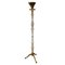 French Floor Lamp with Glass Column, 1960s, Image 1