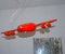 Hanging Lamp in Red Plastic 5