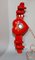 Lámpara colgante de plástico rojo, Imagen 11