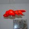 Hanging Lamp in Red Plastic 3