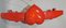 Hanging Lamp in Red Plastic, Image 13